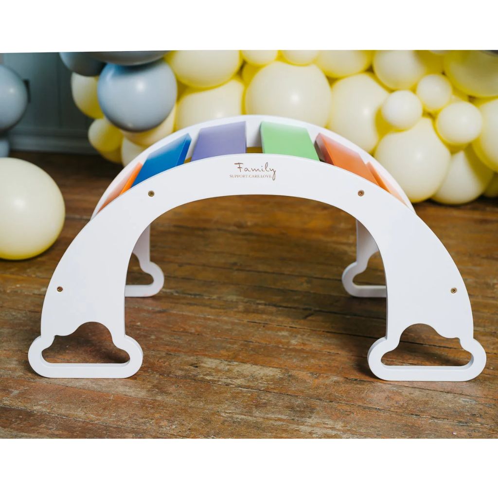 Arche de Motricité Montessori Arc-en-Ciel à Bascule