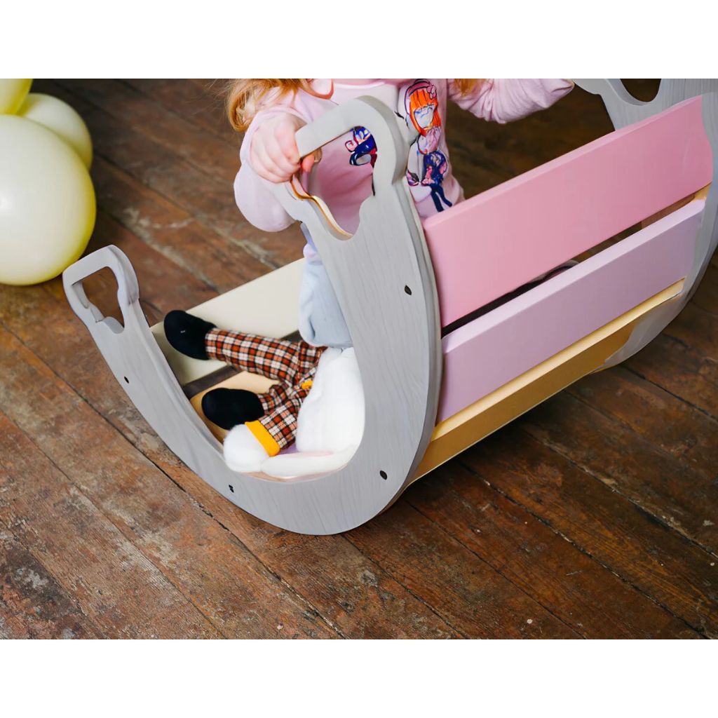 Arche de Motricité Montessori Arc-en-Ciel à Bascule