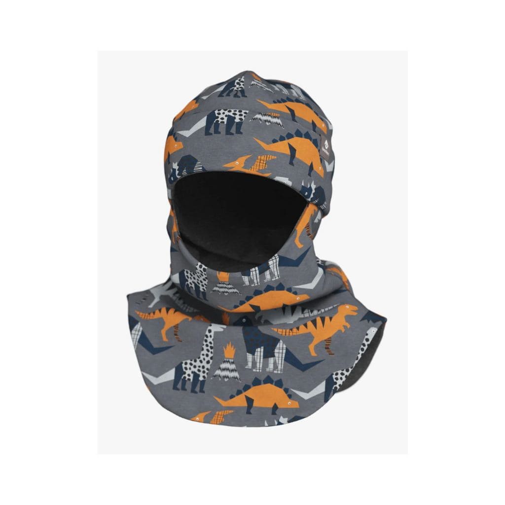 Balaclava Enfant Dino en Mérinos Naturel – BREM