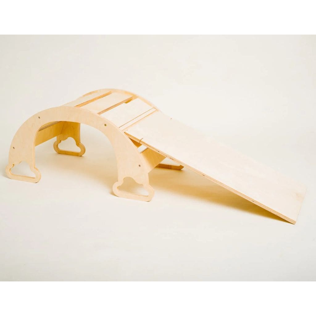 Rampe & Toboggan Réversible "The Sway" – Arc - en - Ciel (Accessoire) – Montessori pour enfant – photo 4