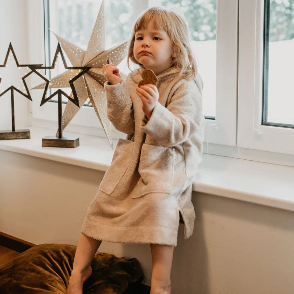Cape Poncho TEDDY Enfant – Douceur & Confort