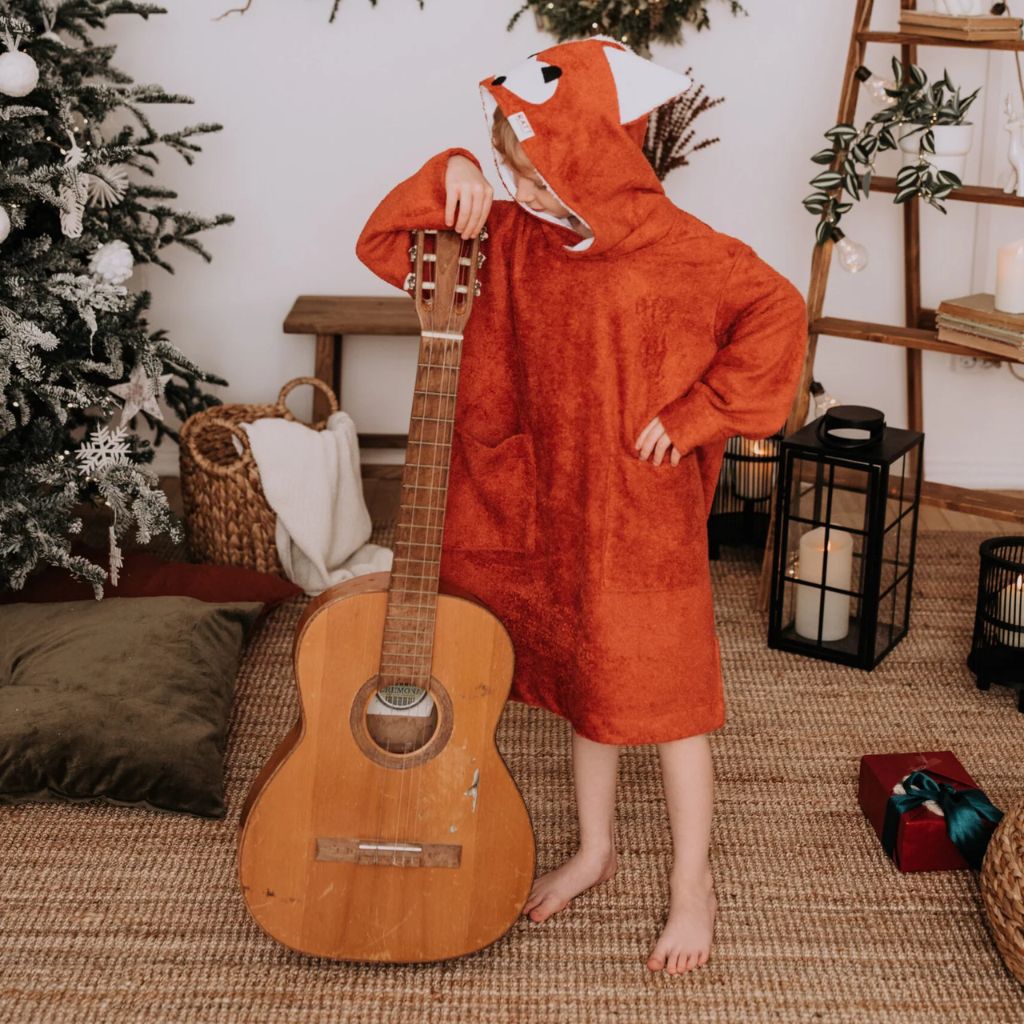 Cape Poncho Fox Enfant – Douceur & Confort