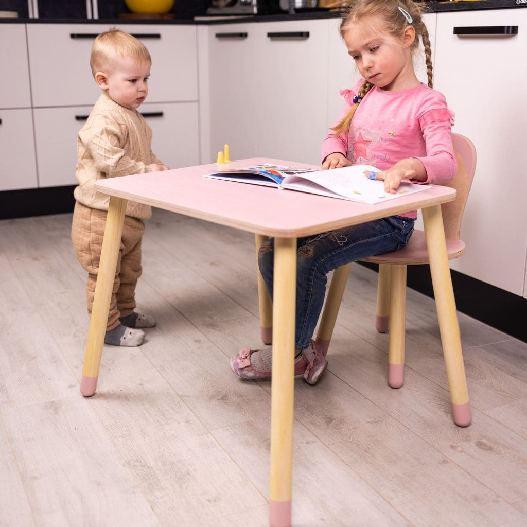 Ensemble Table et Chaise Lapin pour Enfan