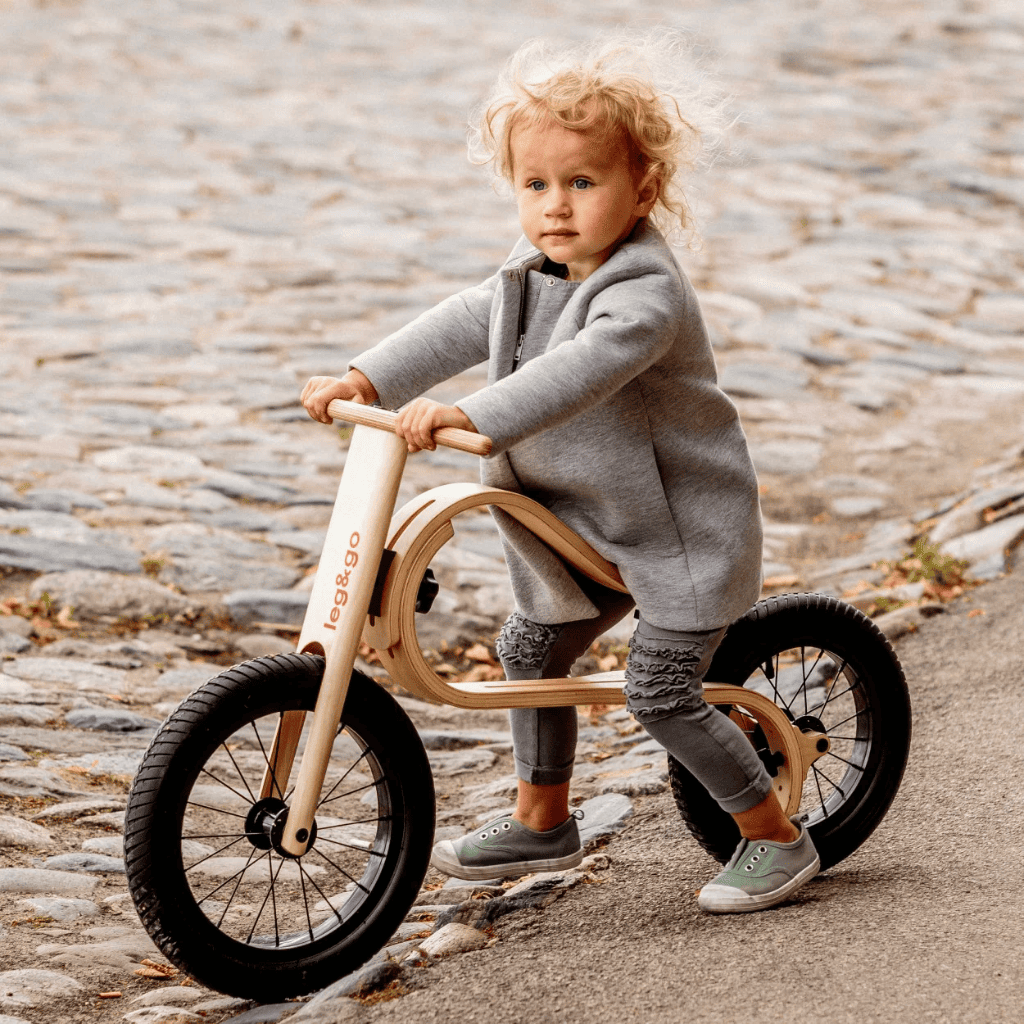 Draisienne Évolutive en Bois 3en1 Leg&Go – Pour Enfant 1-5 ans