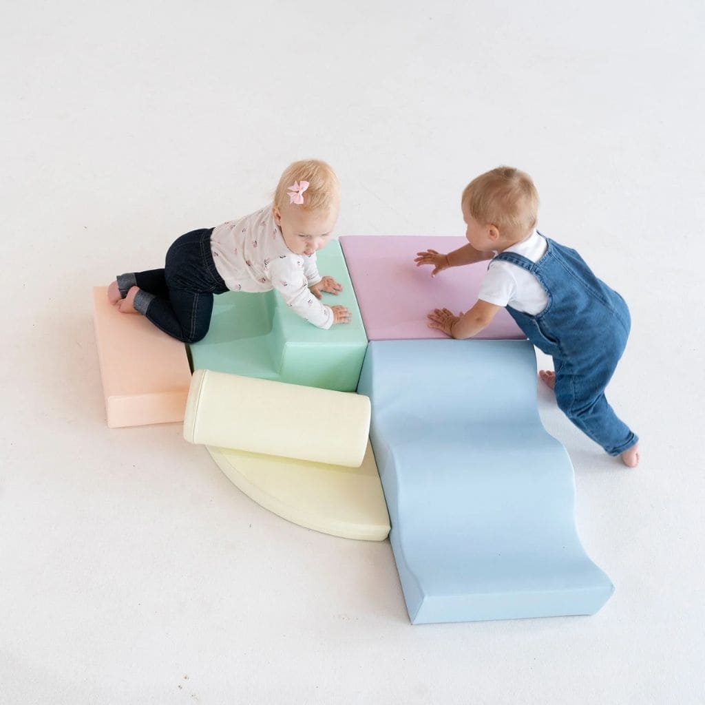 Ensemble de 6 Blocs de Mousse Soft Play - Pastel Clair