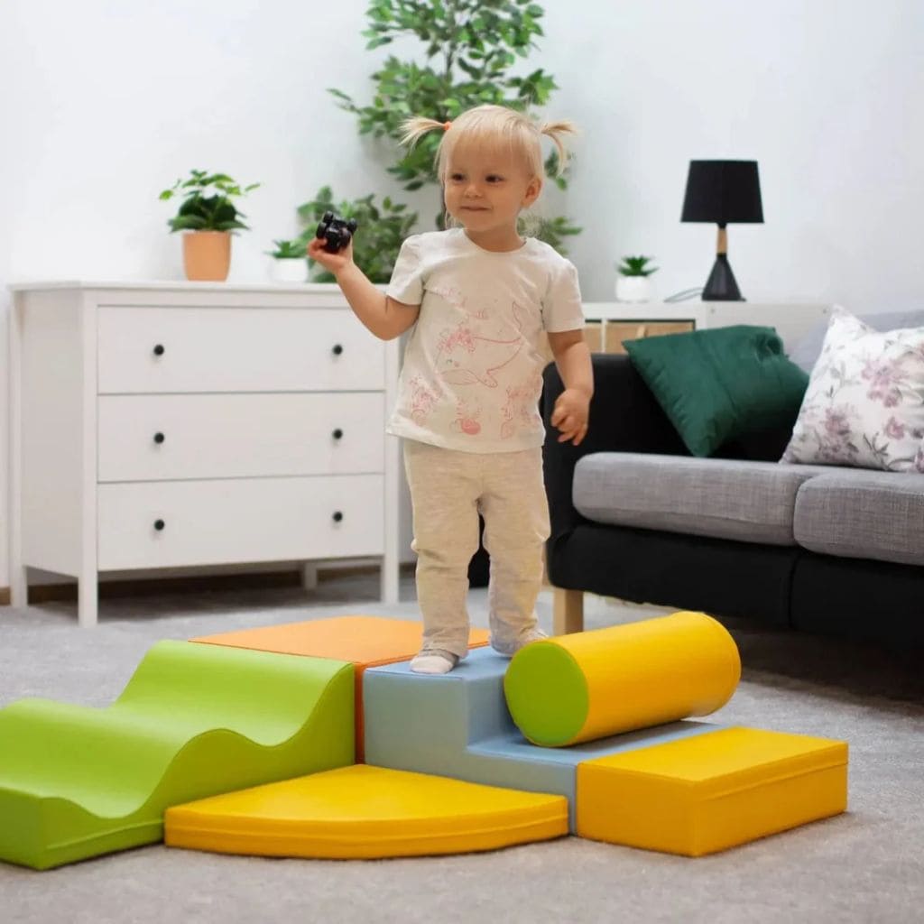 Ensemble de 6 Blocs de Mousse Soft Play - Multicolor