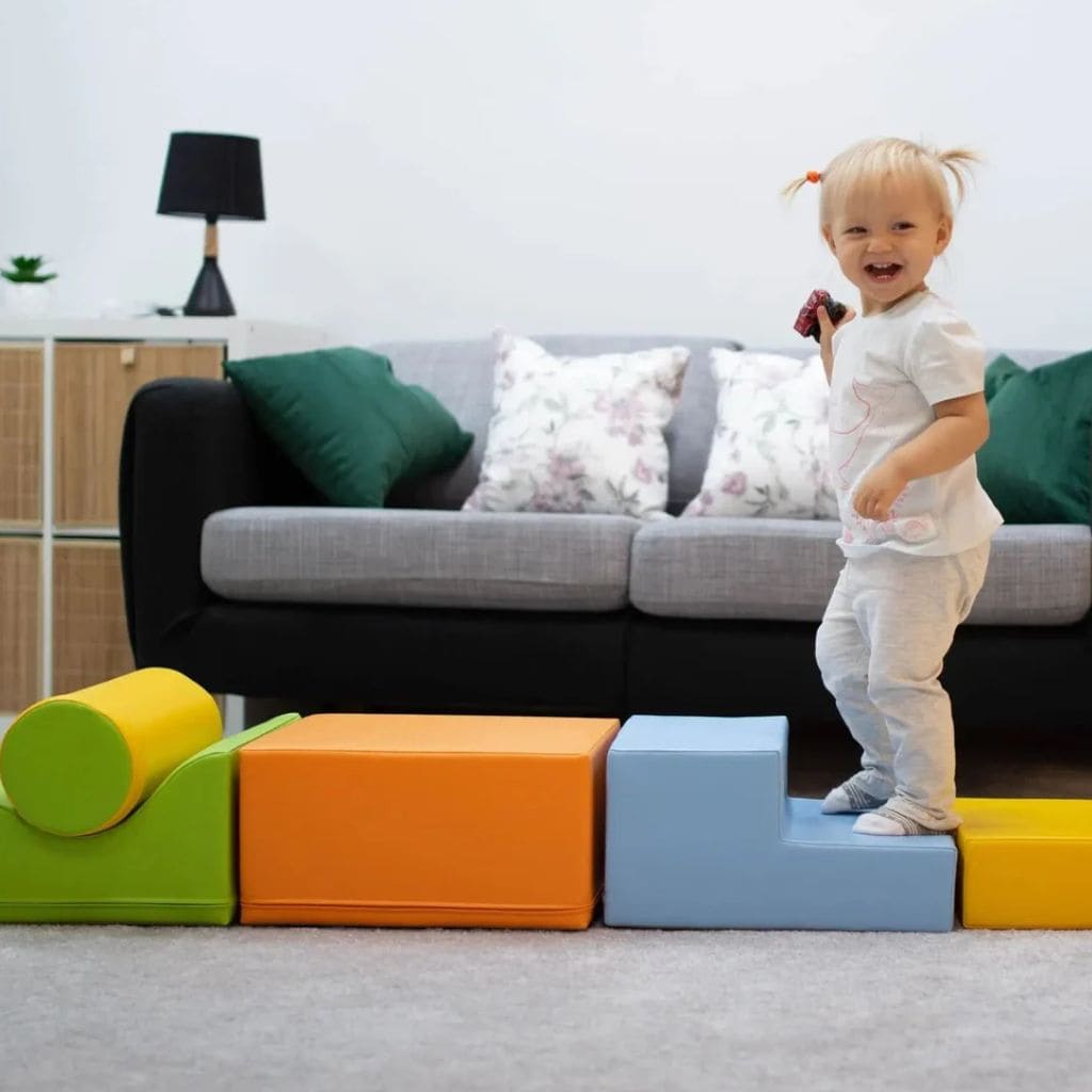 Ensemble de 6 Blocs de Mousse Soft Play - Multicolor
