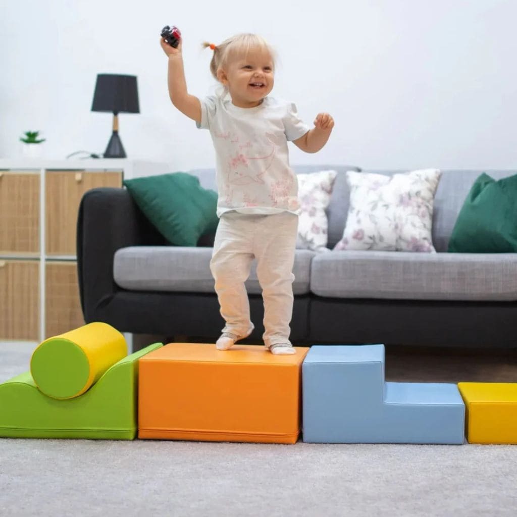 Ensemble de 6 Blocs de Mousse Soft Play - Multicolor