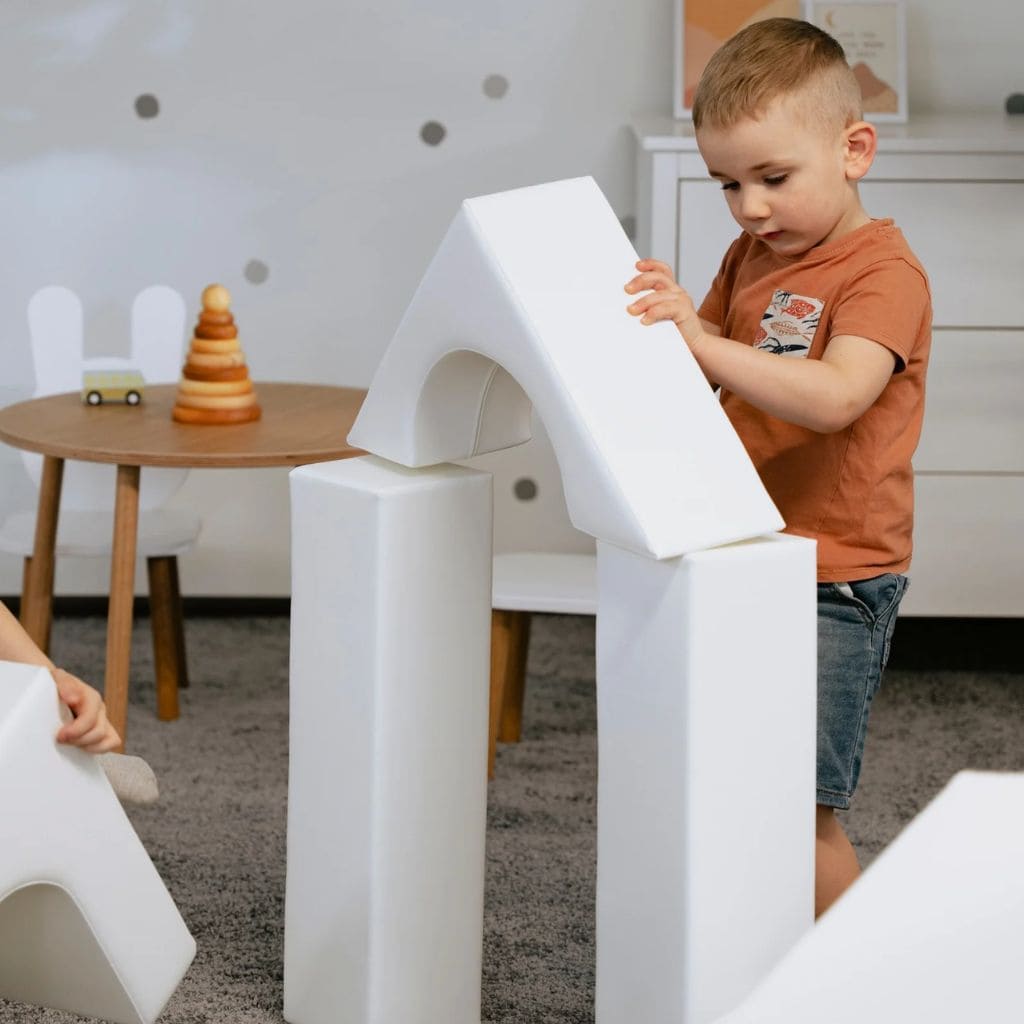 Ensemble de 10 Blocs de Mousse Soft Play - White