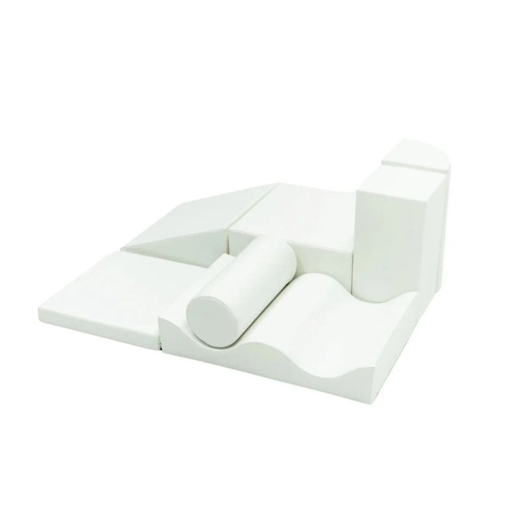 Ensemble de 7 Blocs de Mousse Soft Play- White