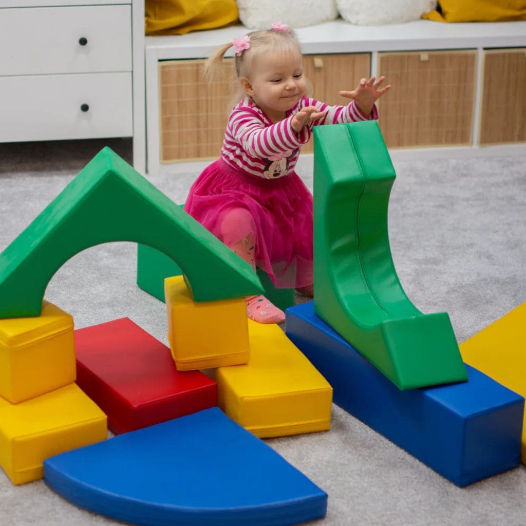 Ensemble de 10 Blocs de Mousse Soft Play  - Multicolor