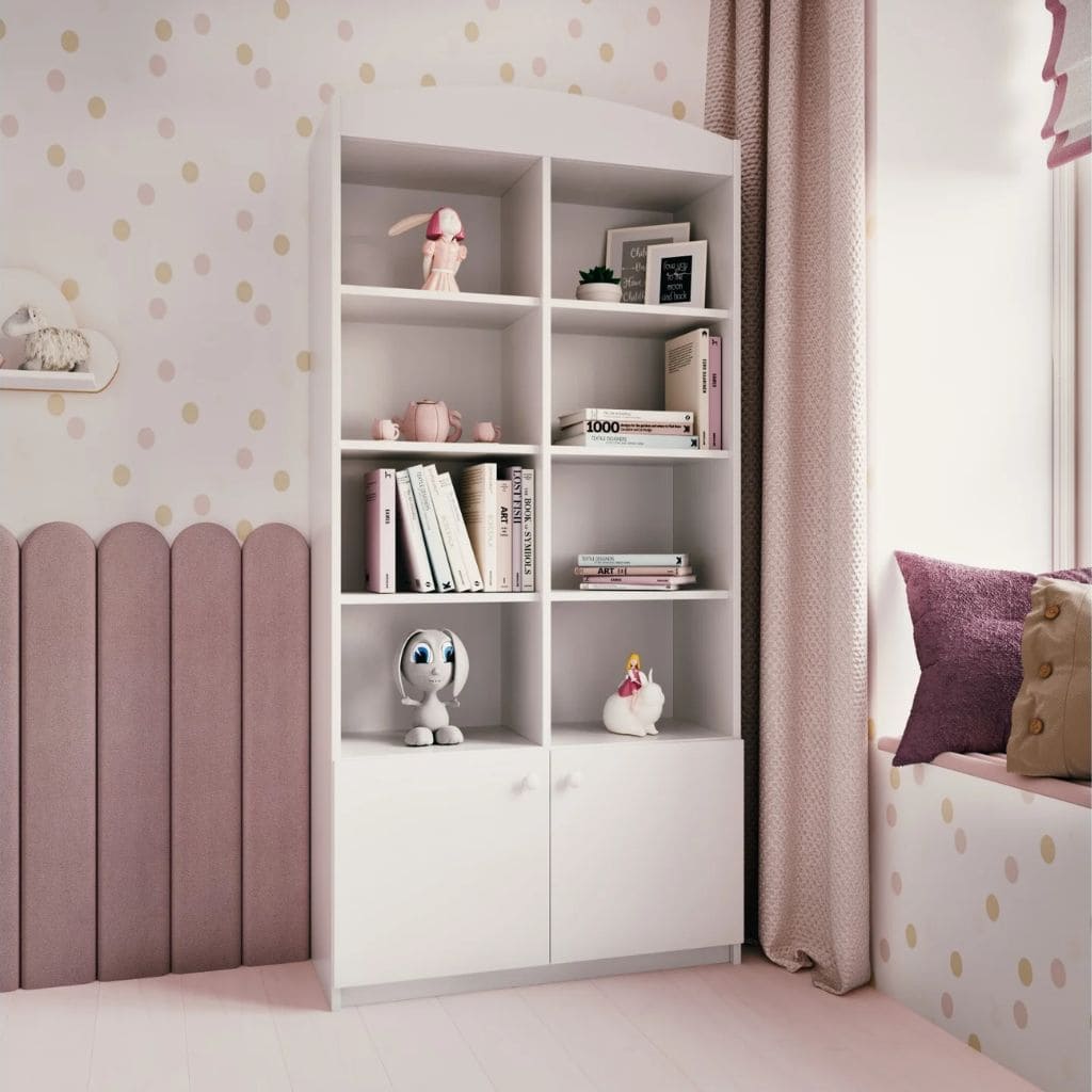 Étagère Murale Double pour Chambre Bébé Babydreams