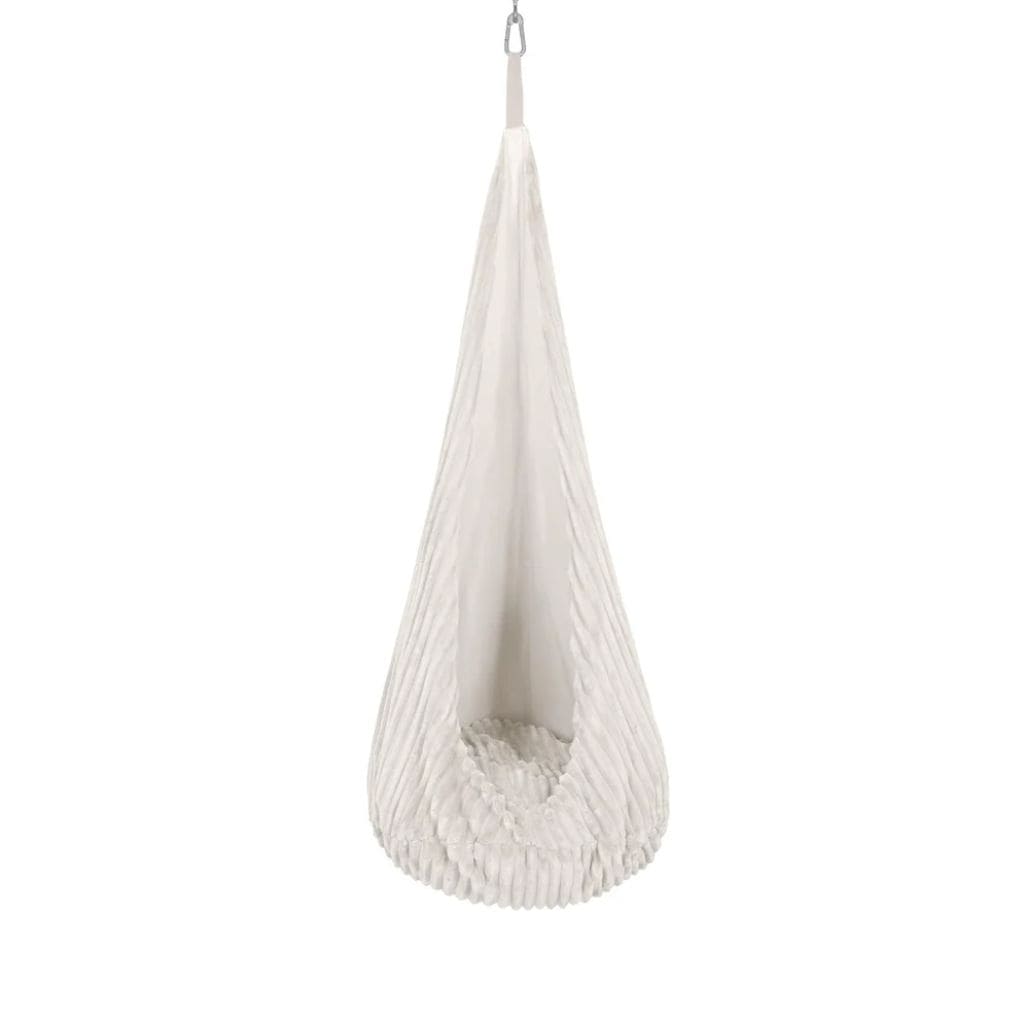 Fauteuil Suspendu Cocon pour Enfant - Churros Bonbon Blanc