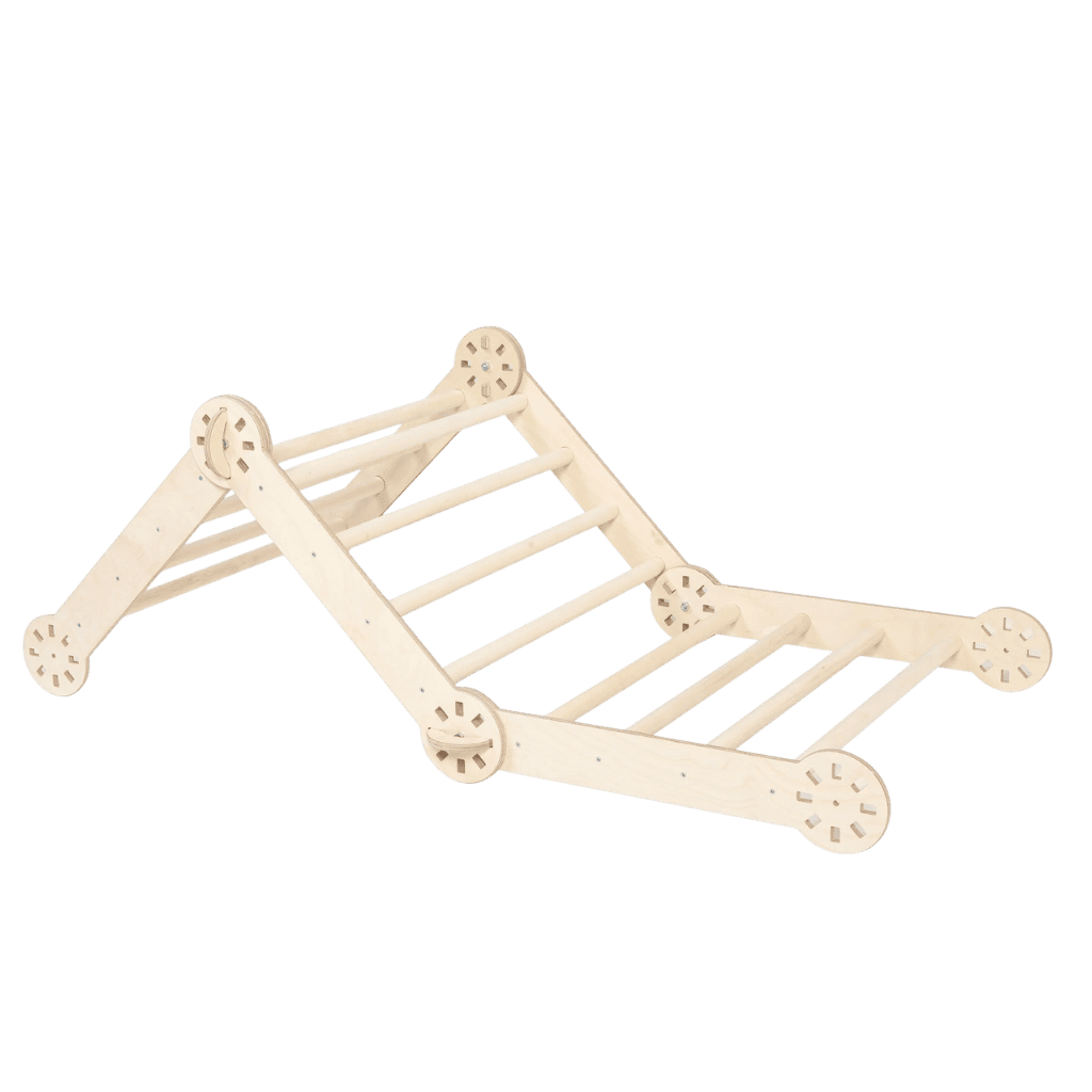 Triangle d'Escalade Pliable "Pikler" – Bouleau de la Baltique – Montessori pour enfant – photo 4