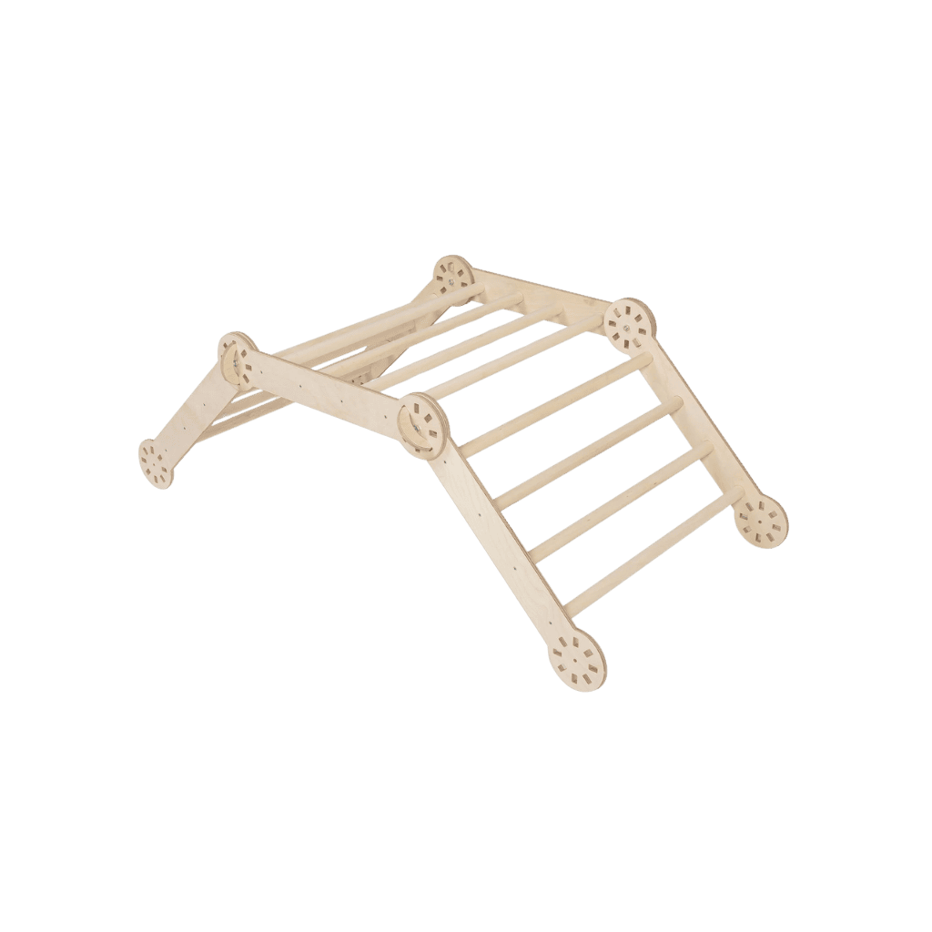 Triangle d'Escalade Pliable "Pikler" – Bouleau de la Baltique – Montessori pour enfant – photo 5