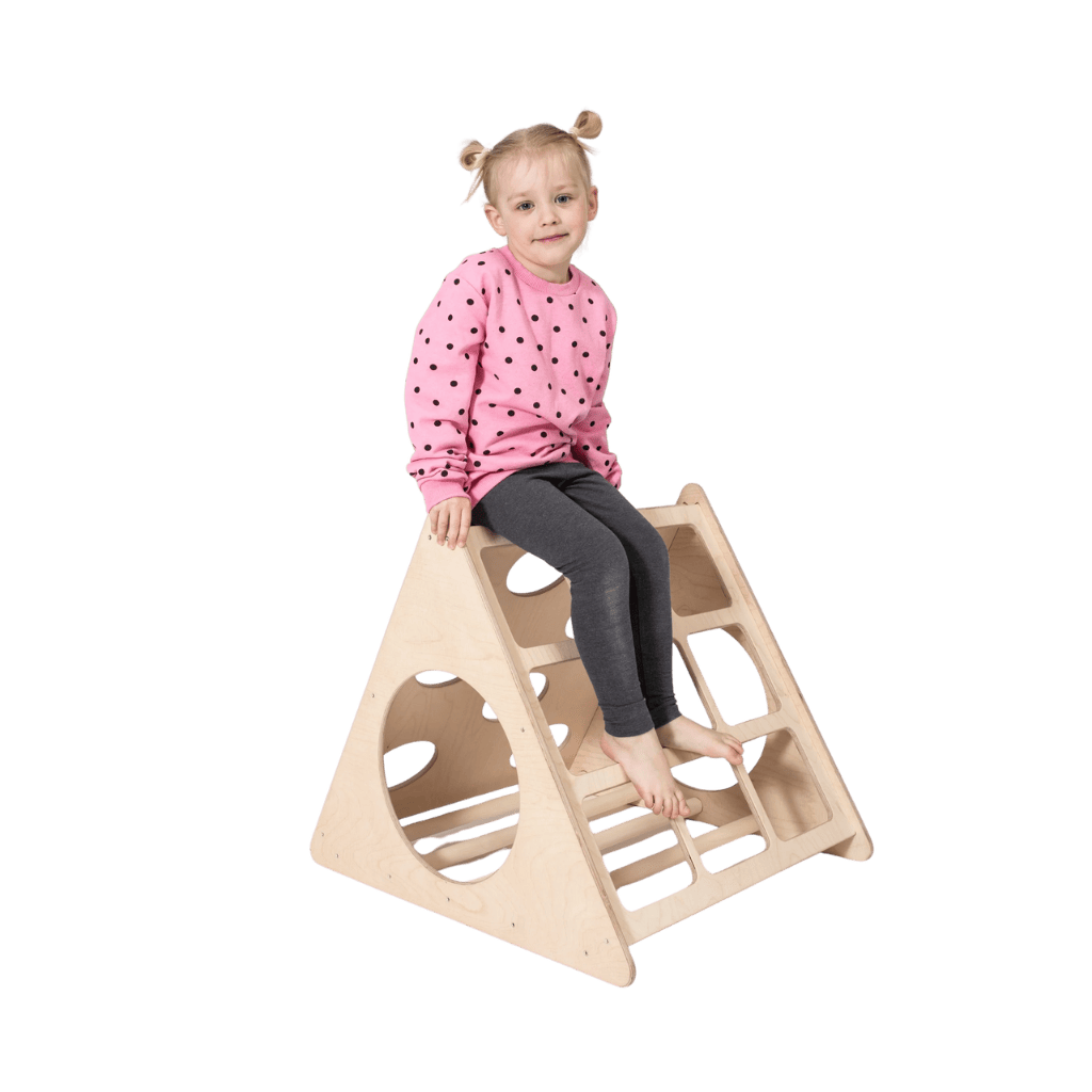 Triangle d'Escalade "Pikler" Compact – Design Scandinave (Bouleau) – Montessori pour enfant – photo 1