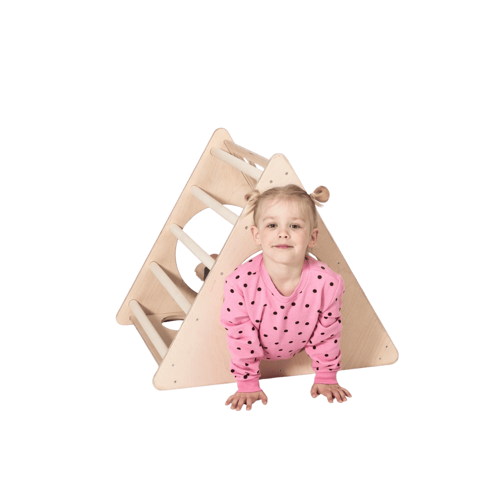 Triangle d'Escalade "Pikler" Compact – Design Scandinave (Bouleau) – Montessori pour enfant – photo 4