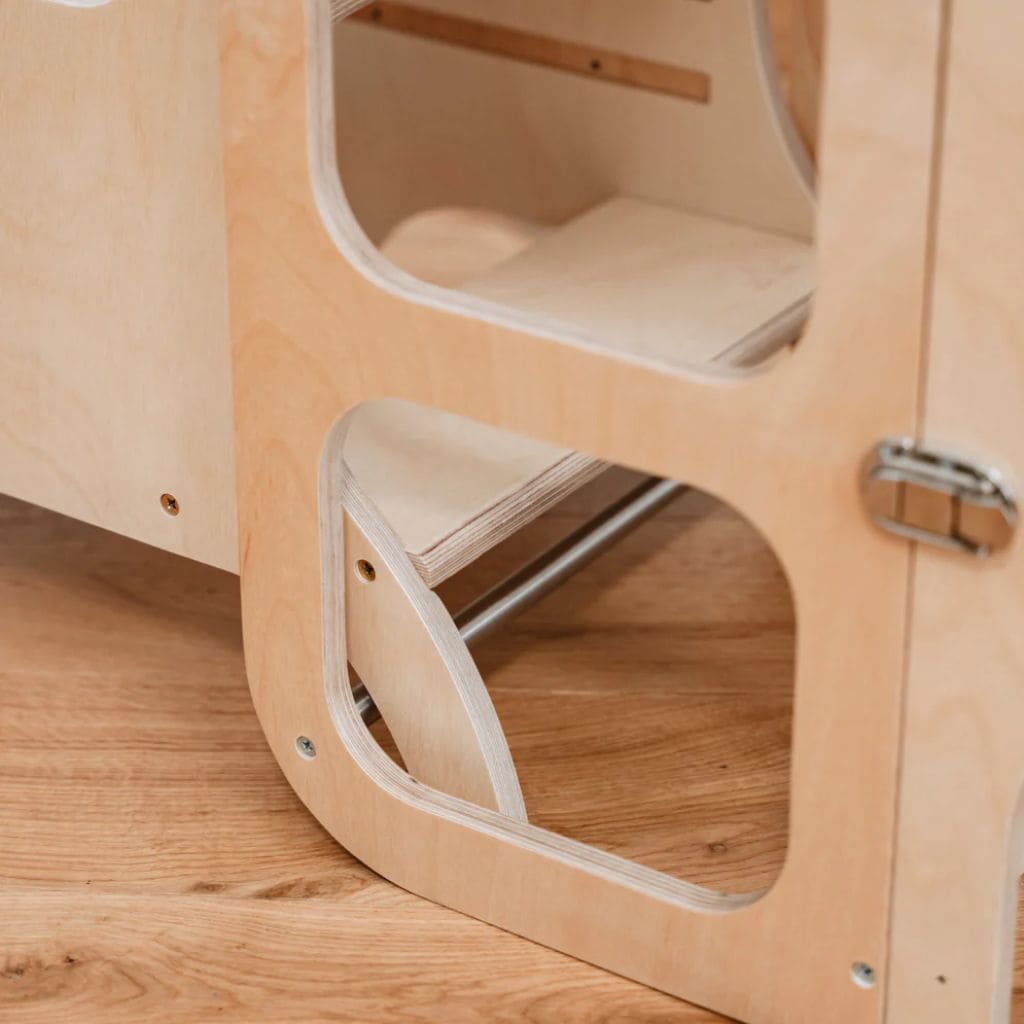 Marchepied Évolutif Enfant MIIMO® - Bois Naturel