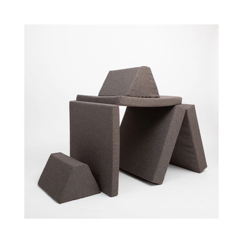 Sofa de jeu Montessori - Brun Foncé
