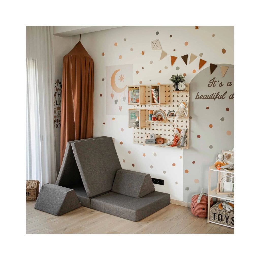 Sofa de jeu Montessori - Brun Foncé