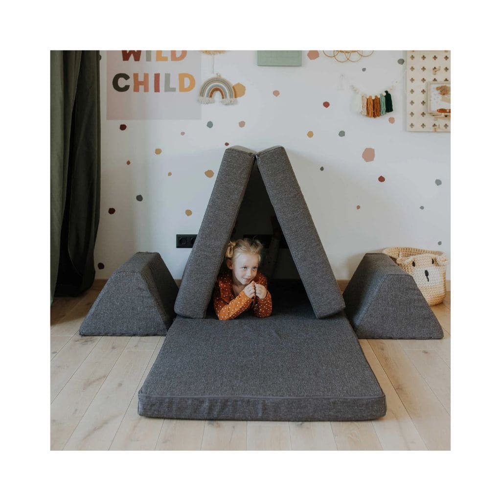 Sofa de jeu Montessori - Brun Foncé