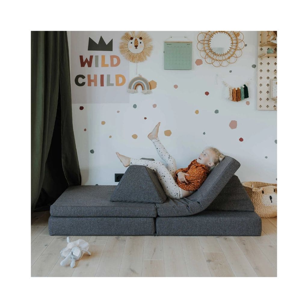 Sofa de jeu Montessori - Brun Foncé
