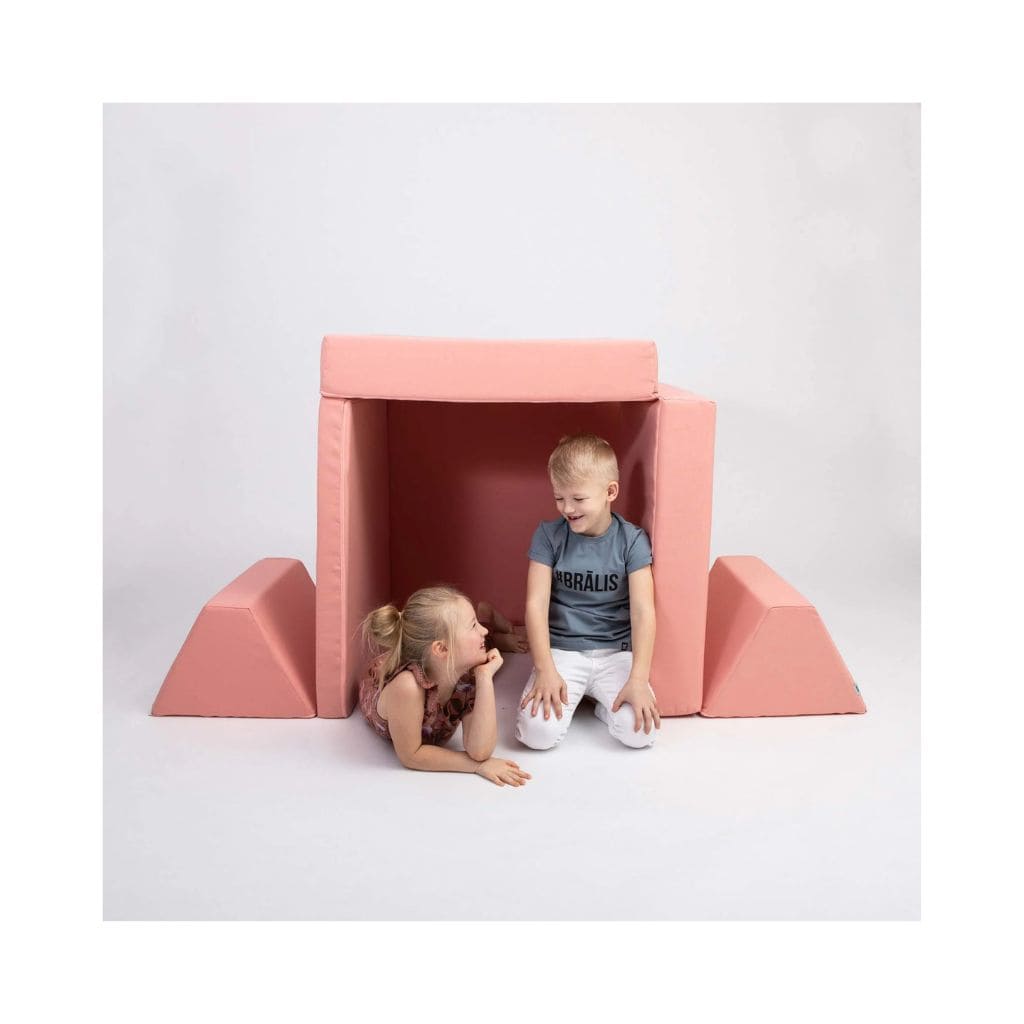 Sofa de jeu Montessori - Rose Saumon
