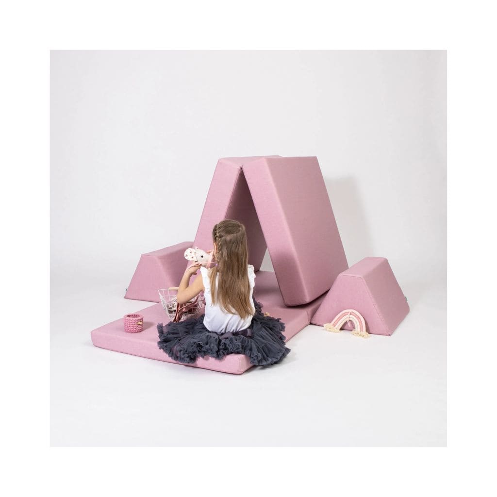 Sofa de jeu Montessori - Rose