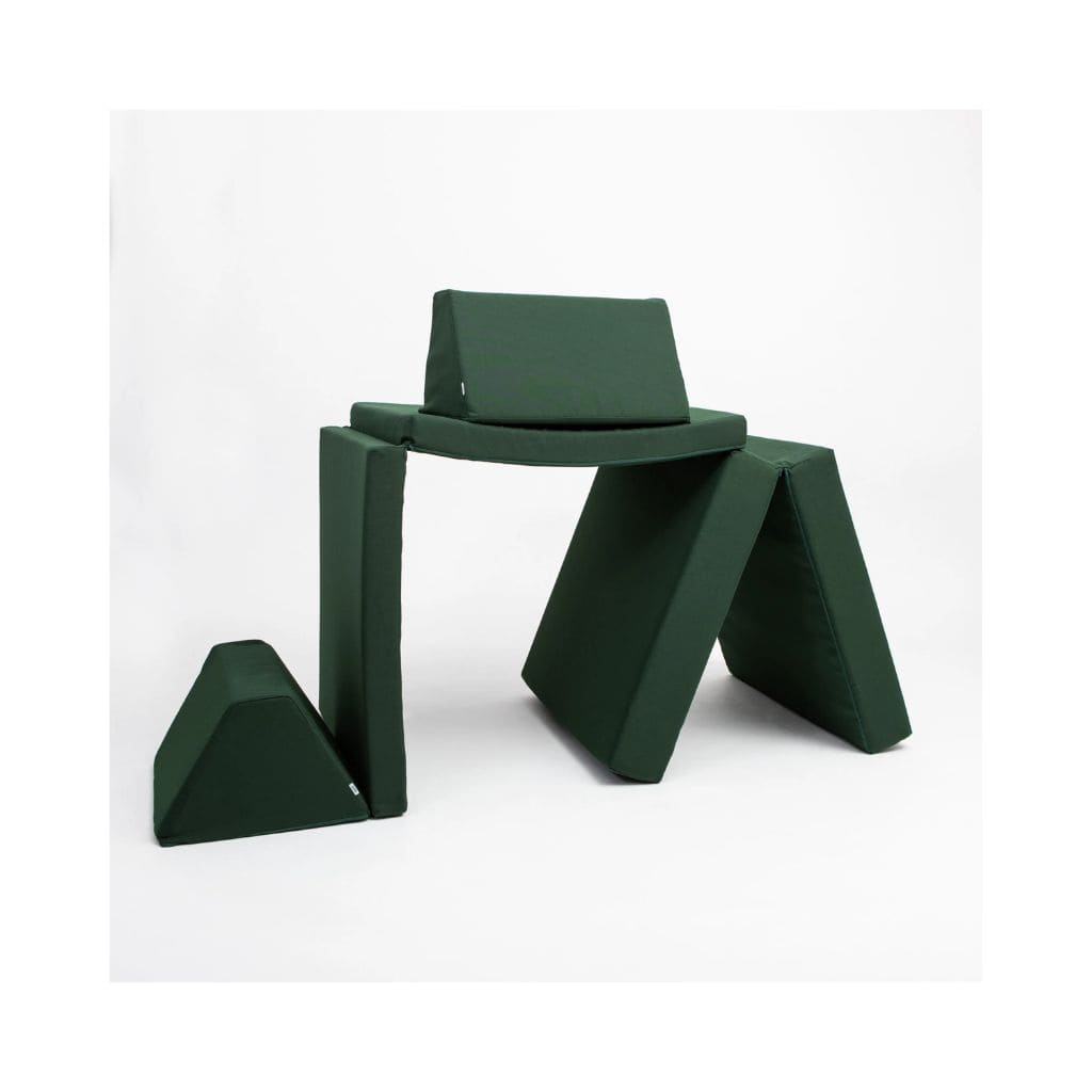 Sofa de jeu Montessori – Vert Foncé