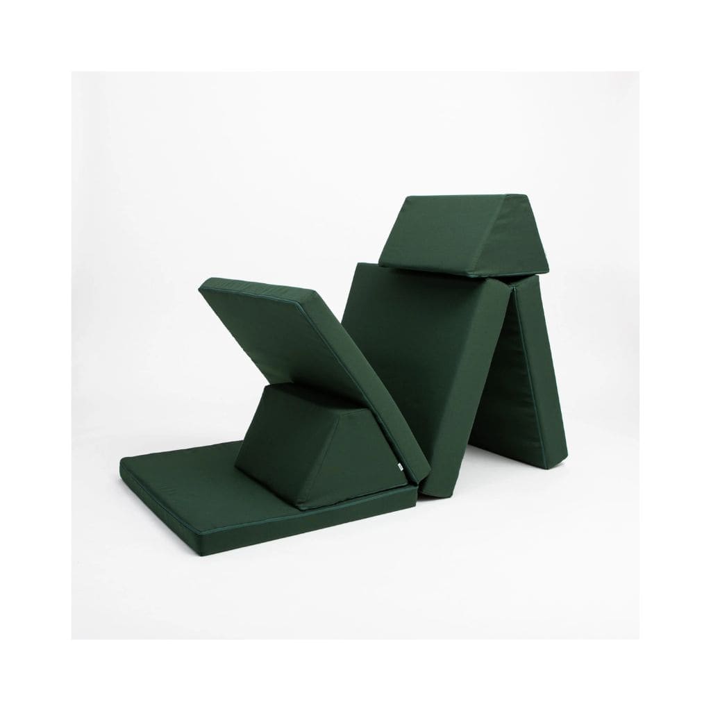 Sofa de jeu Montessori – Vert Foncé