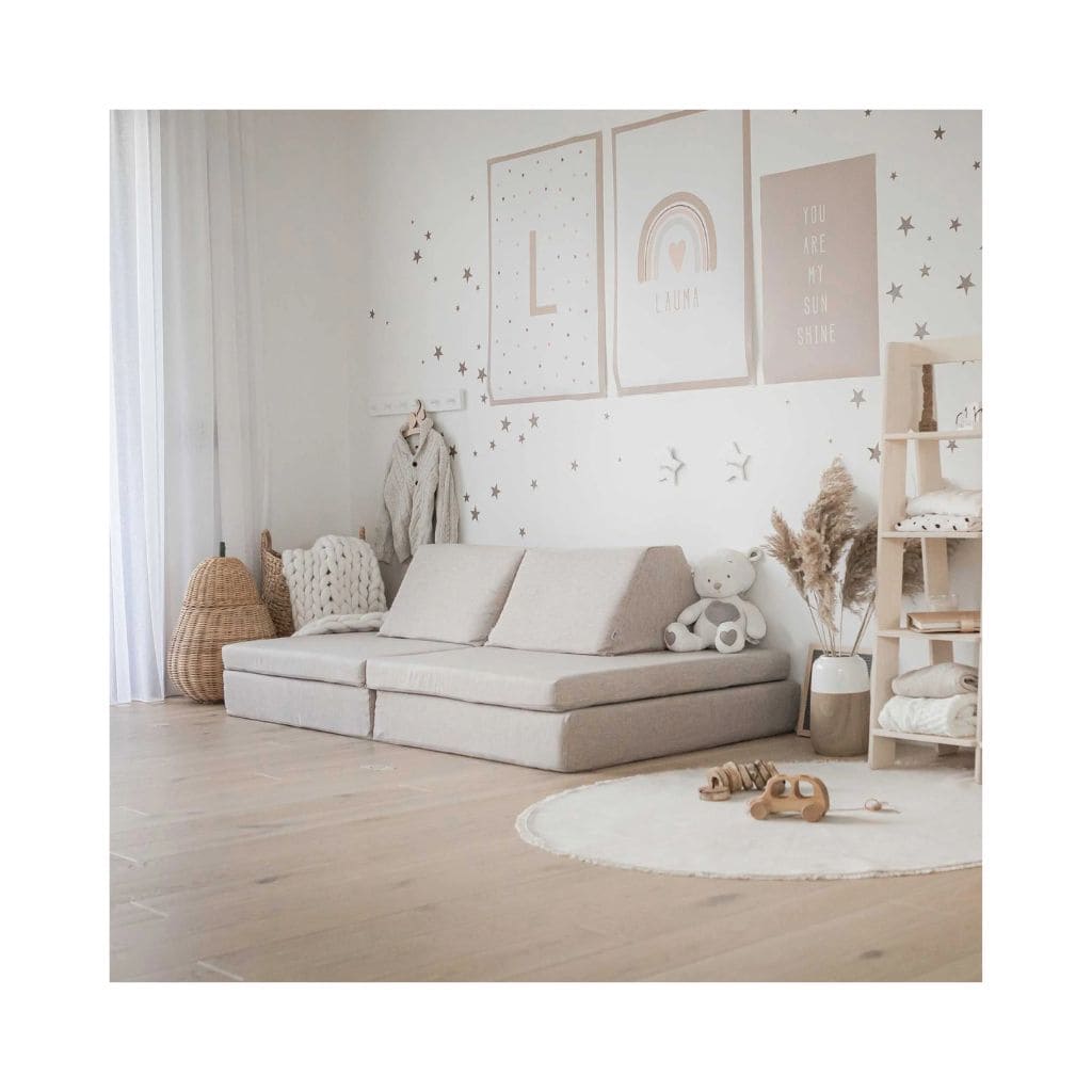 Matelas de Jeu Évolutif – Beige Doux