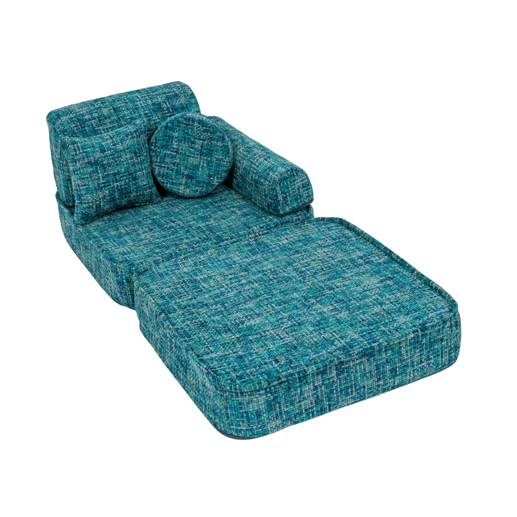 Canapé Medium Modular Sofa for Kids - Tangle Lagoon Blue
