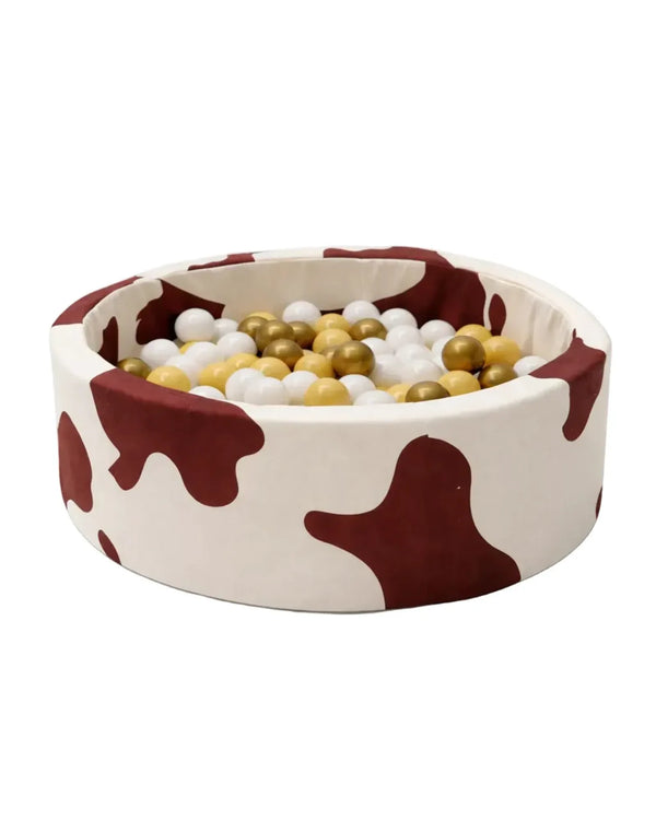 Piscine à Balles en Mousse "Vache" (90x30cm) — Avec 200 Balles – Montessori pour enfant – photo 1