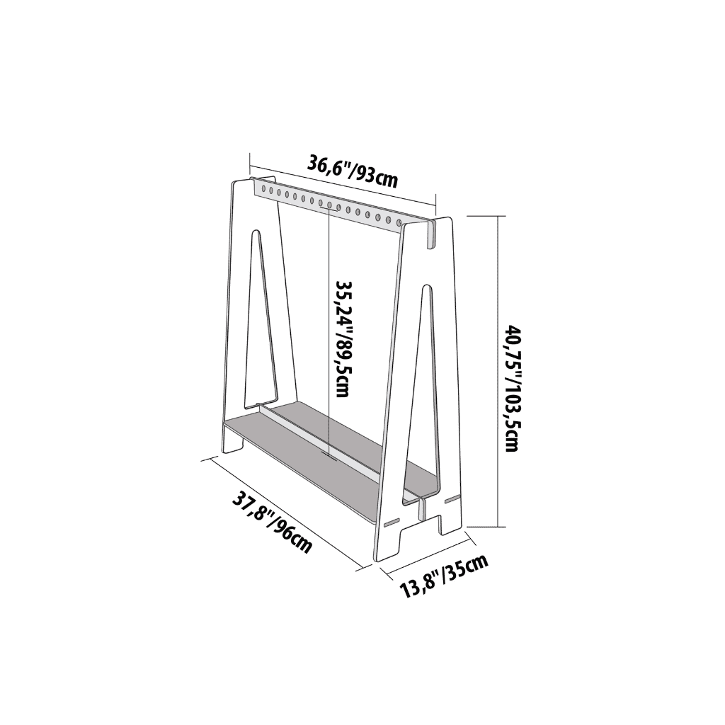 Portant Montessori avec Cintres Version 2