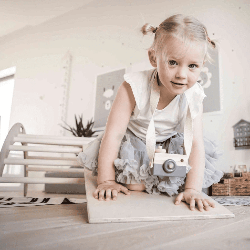 Arche d'Escalade & Bascule "Montessori" – 2 - en - 1 (Bouleau) – Montessori pour enfant – photo 4