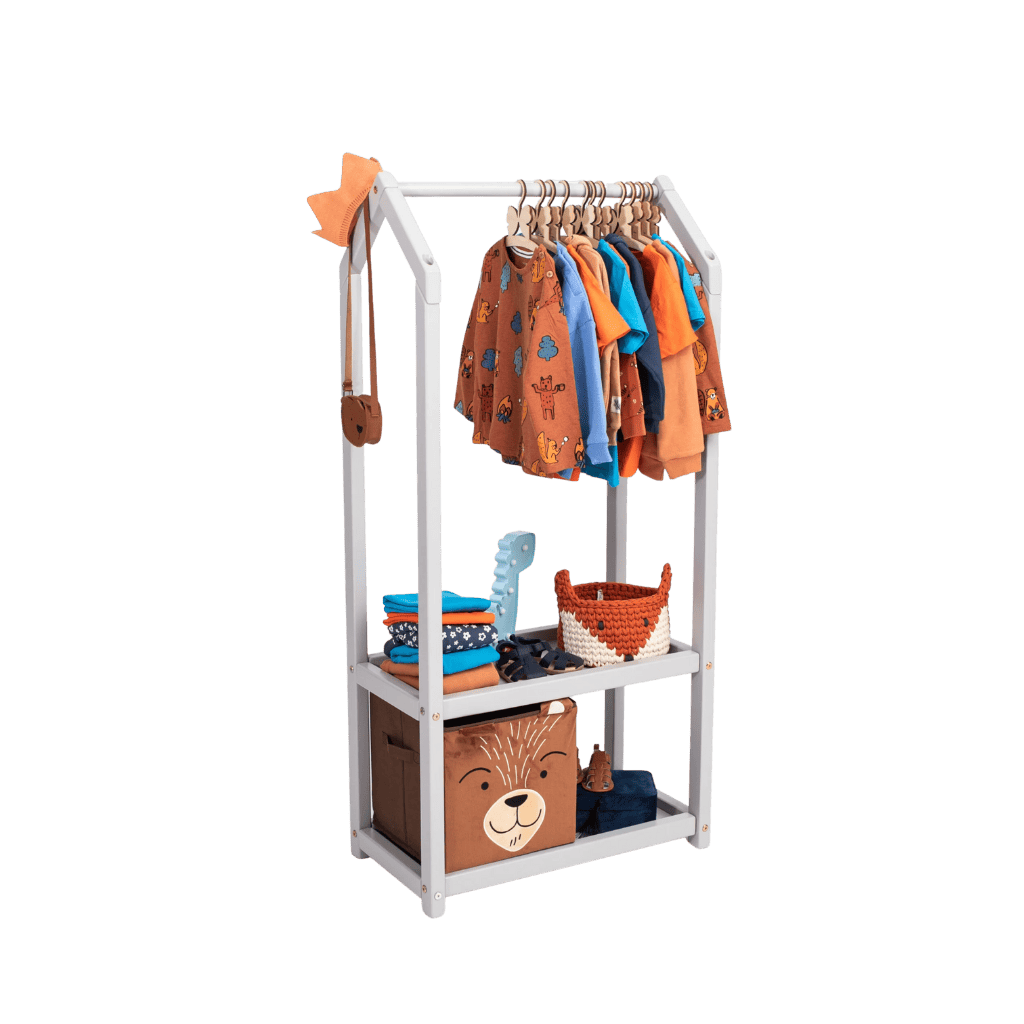 Portant à Vêtements en Forme de Maison