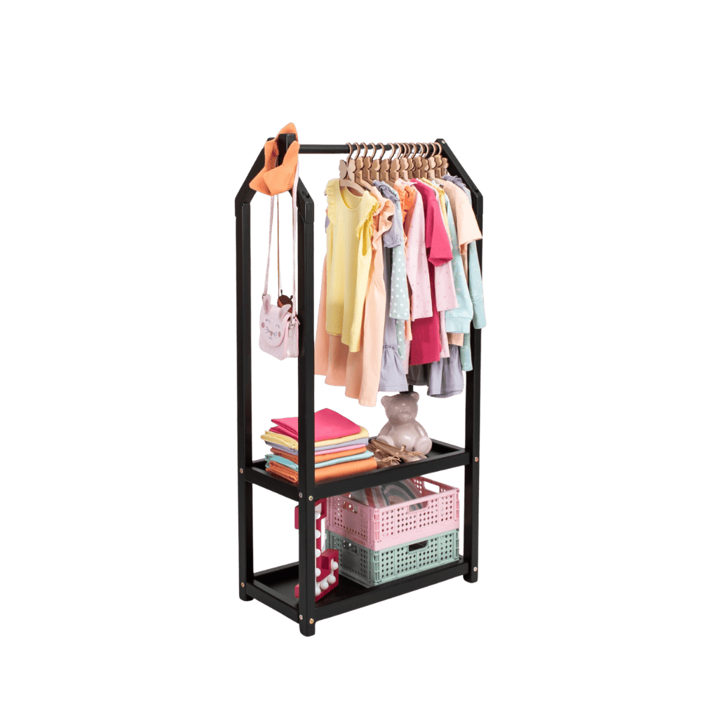 Portant à Vêtements en Forme de Maison