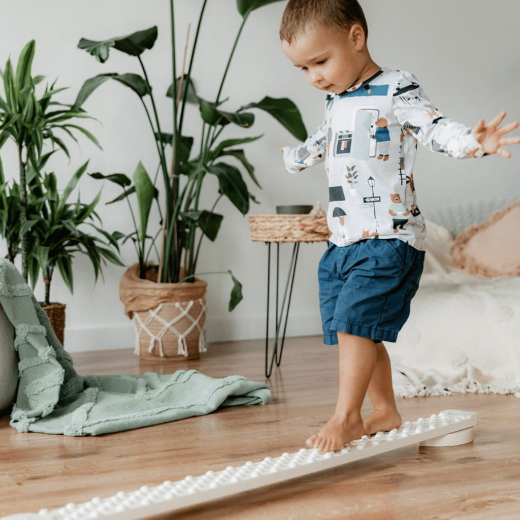 Poutre d'équilibre simple double face avec points TipiToo® Solo