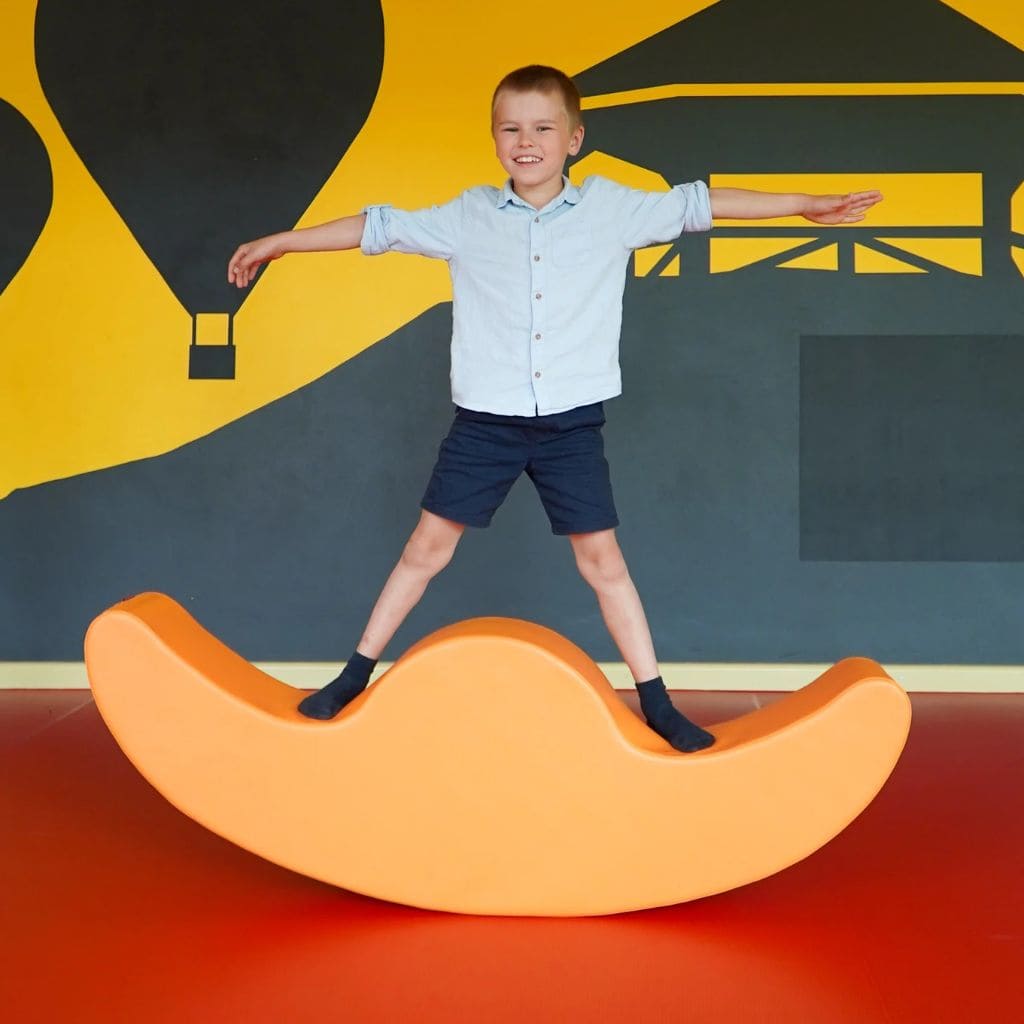 Rocker Duo Enfant en Mousse - Orange