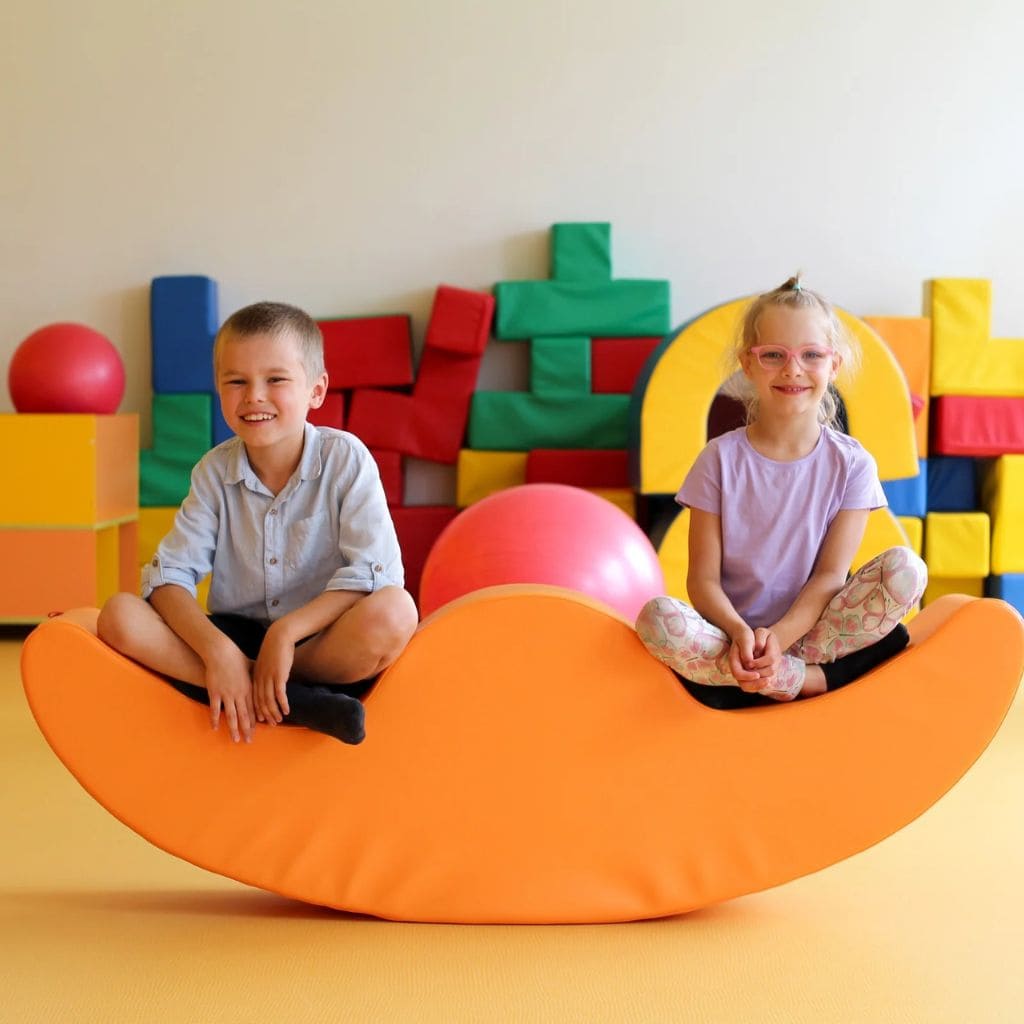 Rocker Duo Enfant en Mousse - Orange