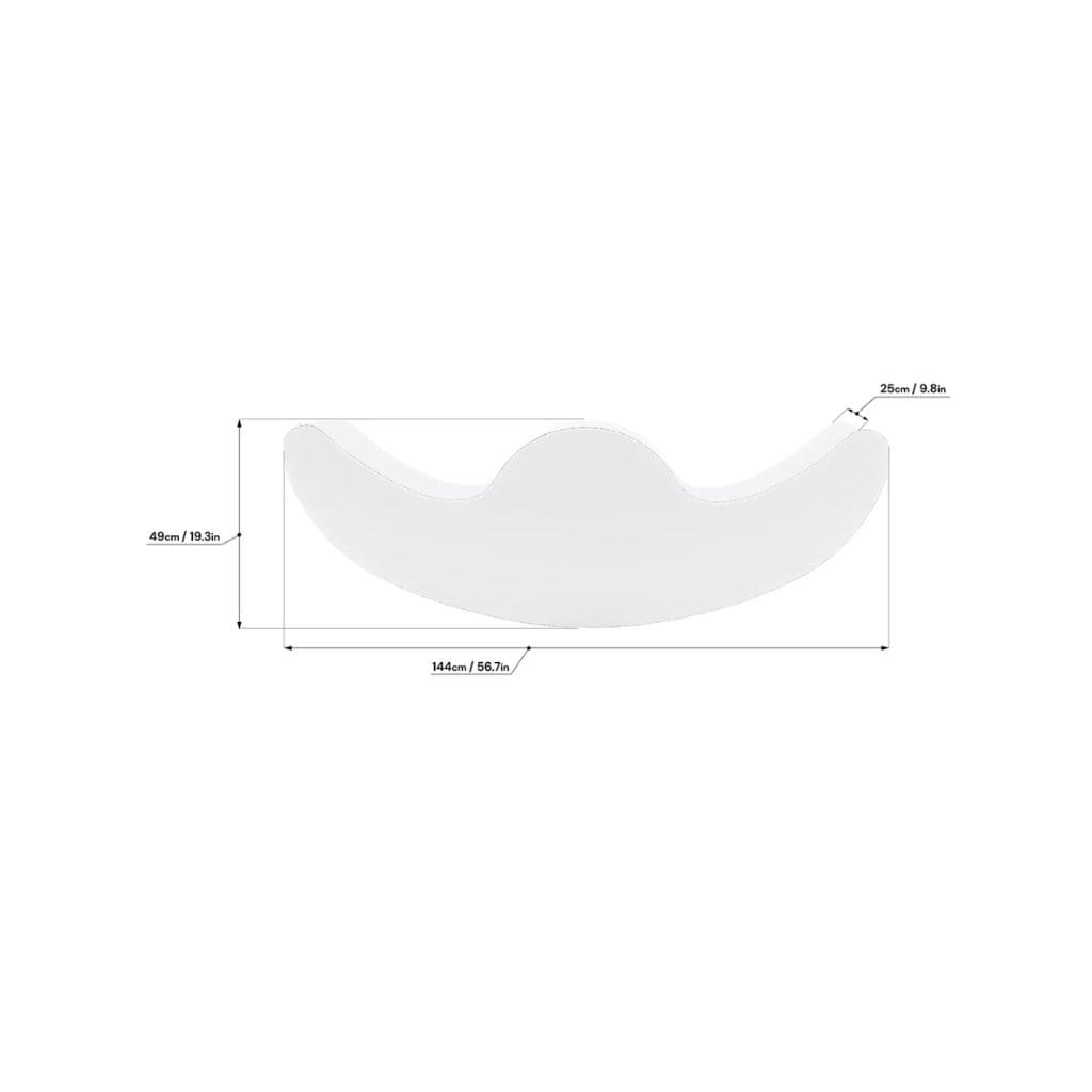 Rocker Duo Enfant en Mousse - Blanc