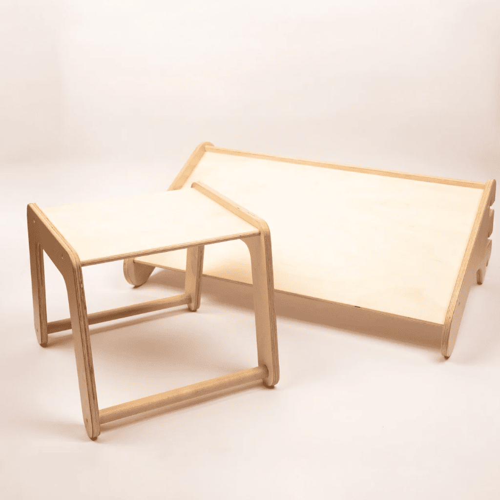 Table et Chaise pour le Mur Suédois – Montessori pour enfant – photo 4