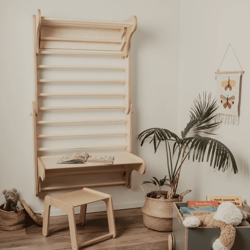 Table et Chaise pour le Mur Suédois – Montessori pour enfant – photo 5