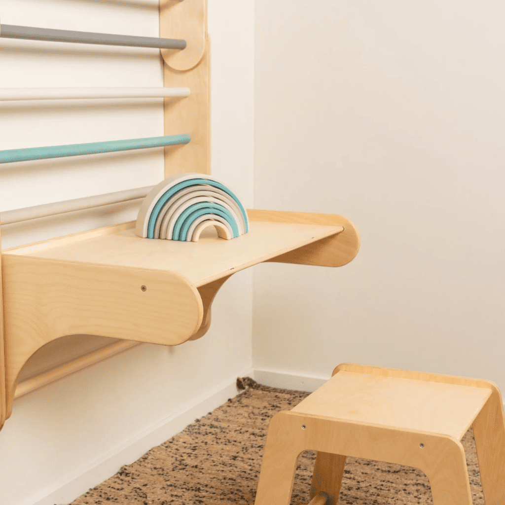 Table et Chaise pour le Mur Suédois – Montessori pour enfant – photo 7