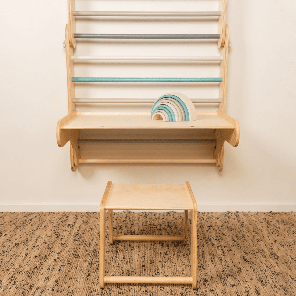Table et Chaise pour le Mur Suédois – Montessori pour enfant – photo 8