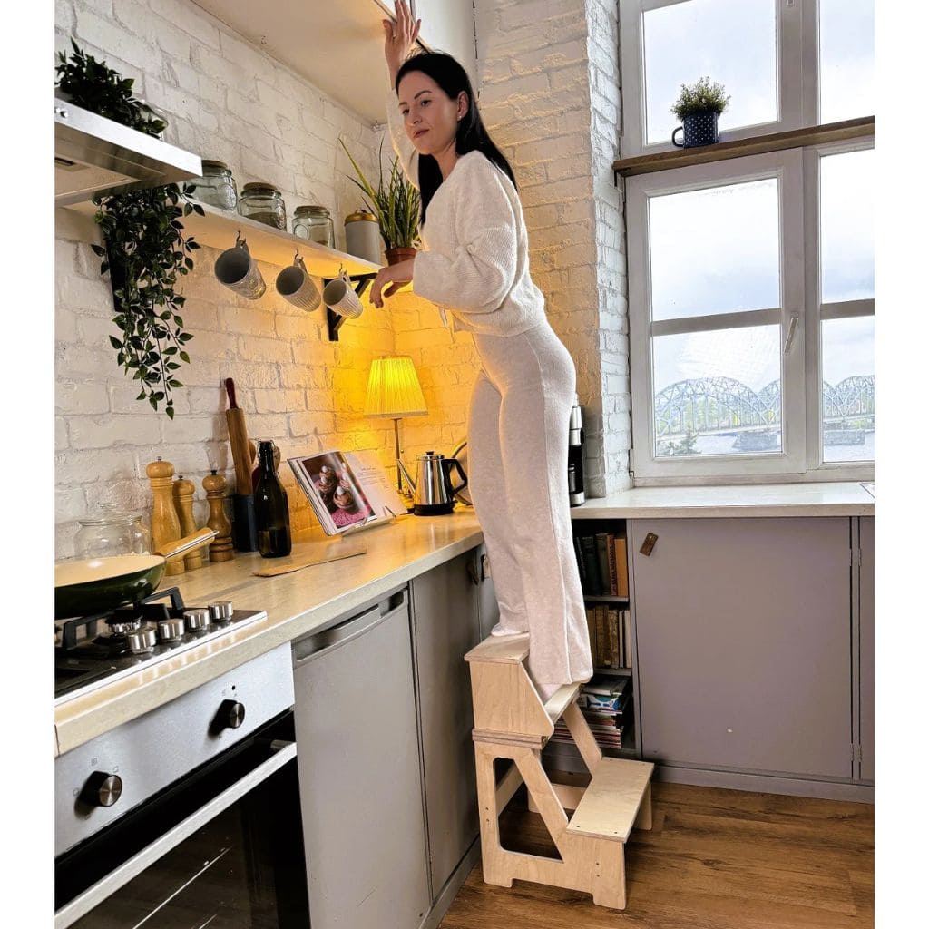 Tabouret Pliant Multifonction – Solution Gain de Place et Sécurité