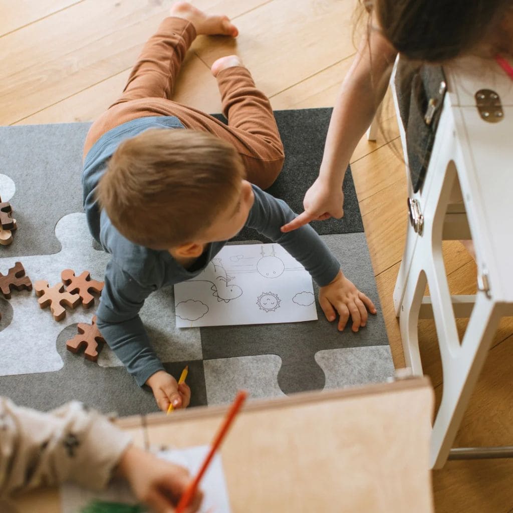 Tapis Puzzle en Feutre – Extension 9 Pièces