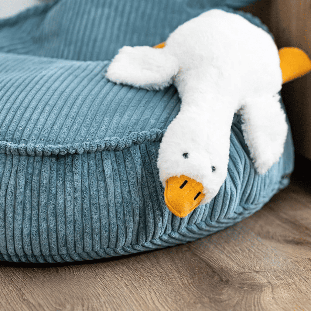 Pouf Bébé Velours Aesthetic