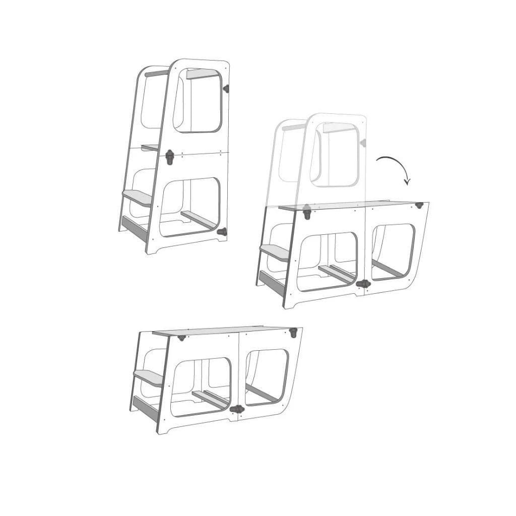 Tour Montessori Évolutive  / Table & Chaise