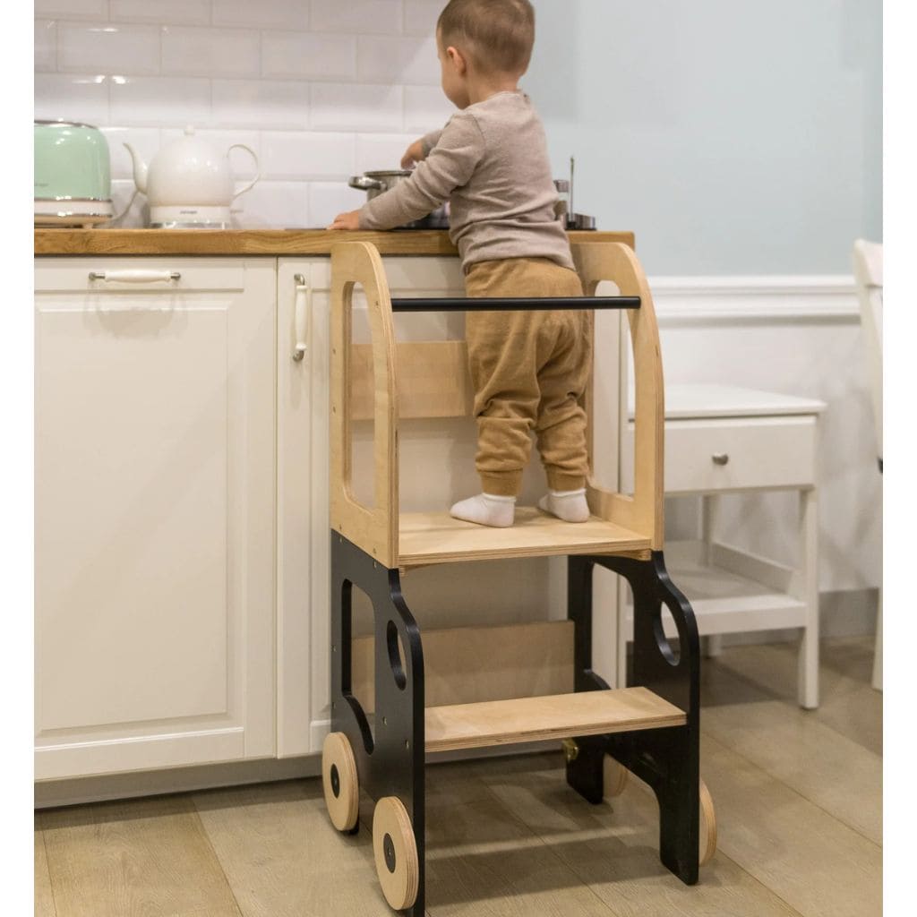 Tour d'Observation 2-en-1 Voiture – Transformable en Table d'Activité